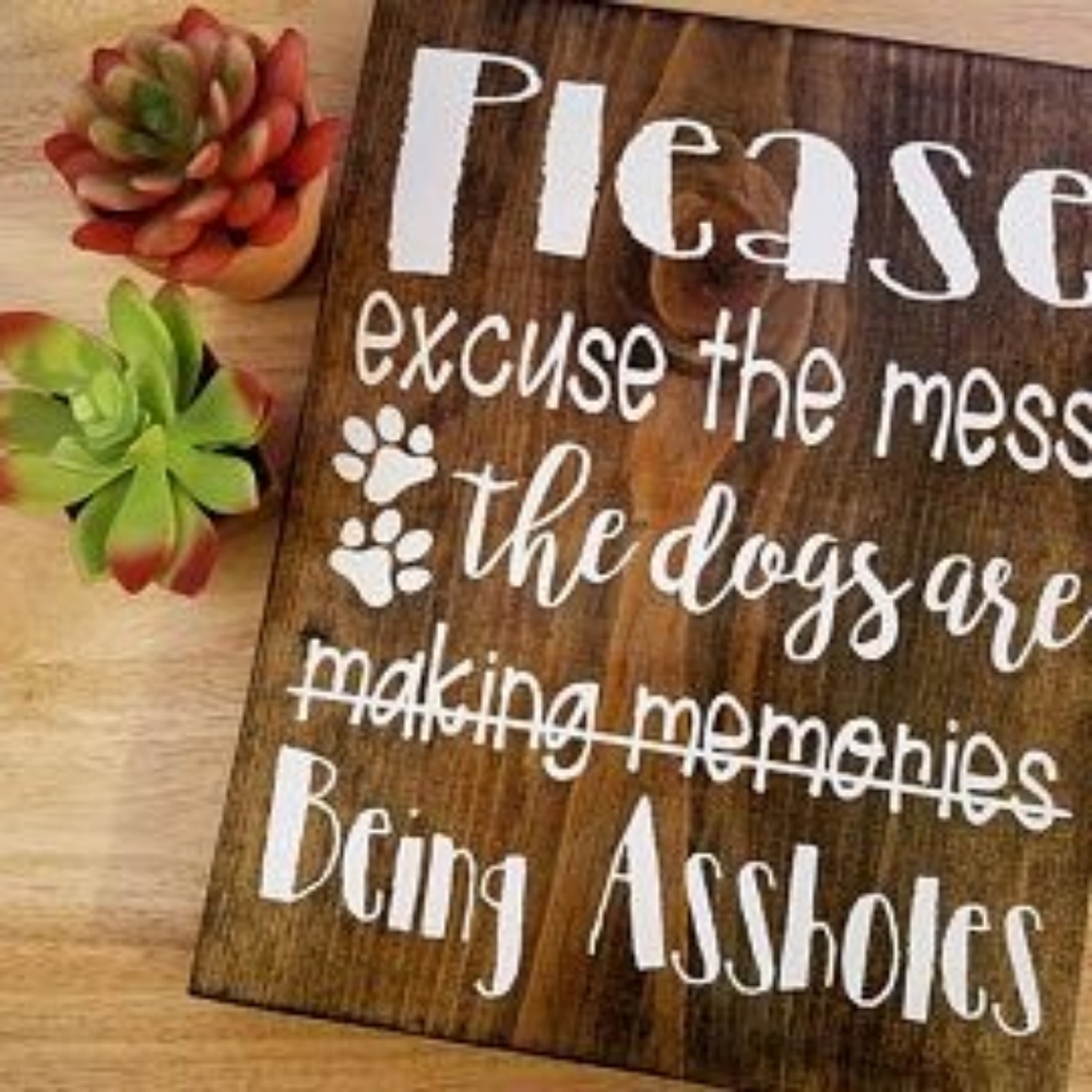 Funny Dog Sign